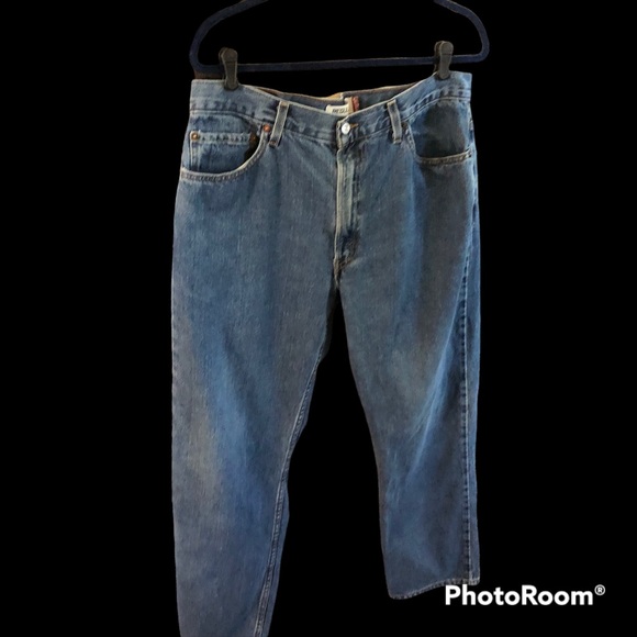 Levi's 505 High-Rise Regular Fit 100% Cotton Y2K Jeans. W36 x L32 - Picture 3 of 12